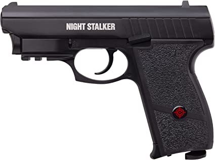 CROSMAN PFM520 NIGHT STALKER CO2-POWERED AIR PISTOL WITH BUILT-IN RED LASER SIGHT - 420 FPS