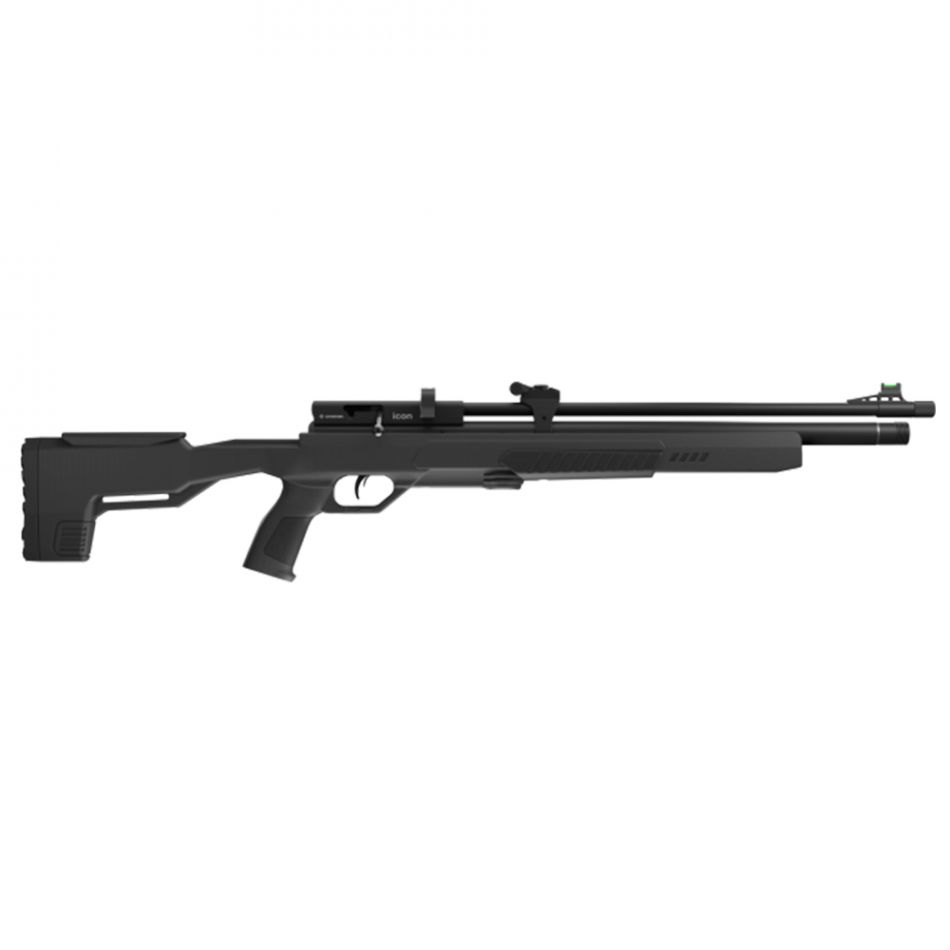 CROSMAN ICON - BLACK , PCP POWERED, BOLT-ACTION, HUNTING AIR RIFLE - TWO DIFFERENT CALIBERS: .22 / .177 - 900FPS OR 1000FPS
