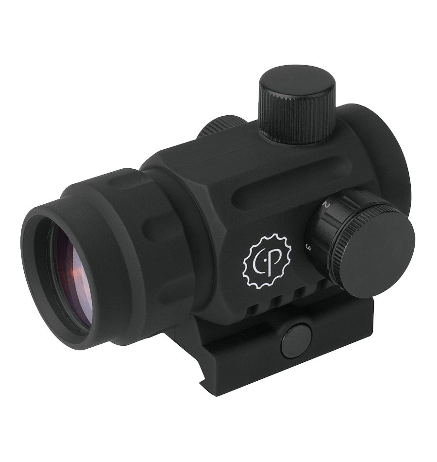 CROSMAN CENTERPOINT® 1X20MM SMALL BATTLE SIGHT, ENCLOSED REFLEX WITH 3 MOA RED DOT, PICATINNY MOUNTS