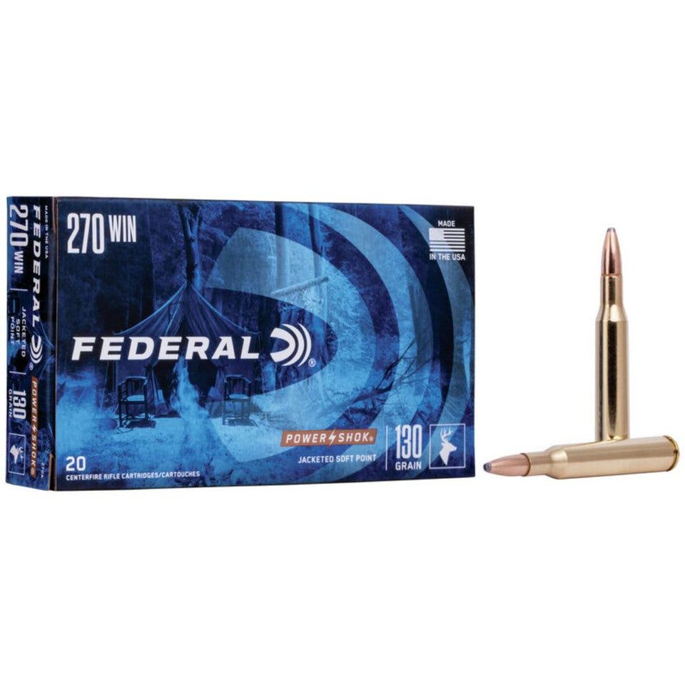 FEDERAL 270 WIN 130 GR SP - 20RDS / BOX