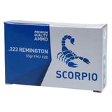 STV SCORPIO AMMUNITION, .223 REM, 55GR, FMJ - BOX OF 20RDS  OR CASE OF 1000 RDS