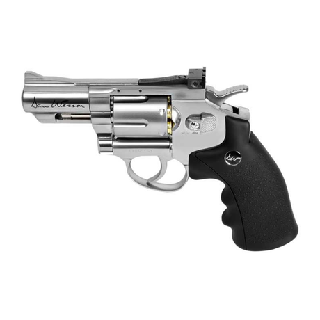 ASG Full Metal Dan Wesson WG Wingun 2,5 ″ Silver, CO2 Airgun BB Revolver, 318 ips - pas de PAL nécessaire