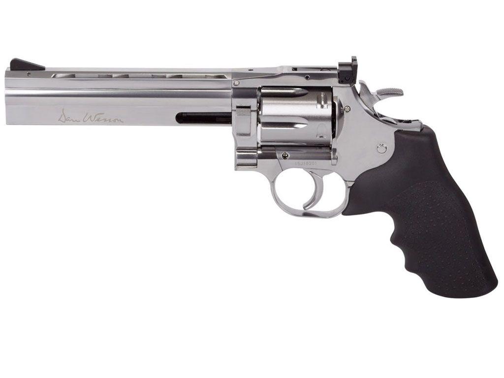 ASG DAN WESSON 715 6 INCH CO2 STEEL BB REVOLVER 426 FPS - NO PAL NEEDED