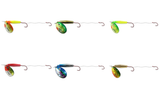 NORTHLAND BAITFISH FLOAT'N SPIN 60 SNELL, #4 BD, #4 HK - DIFFERENT COLORS AVAILABLE
