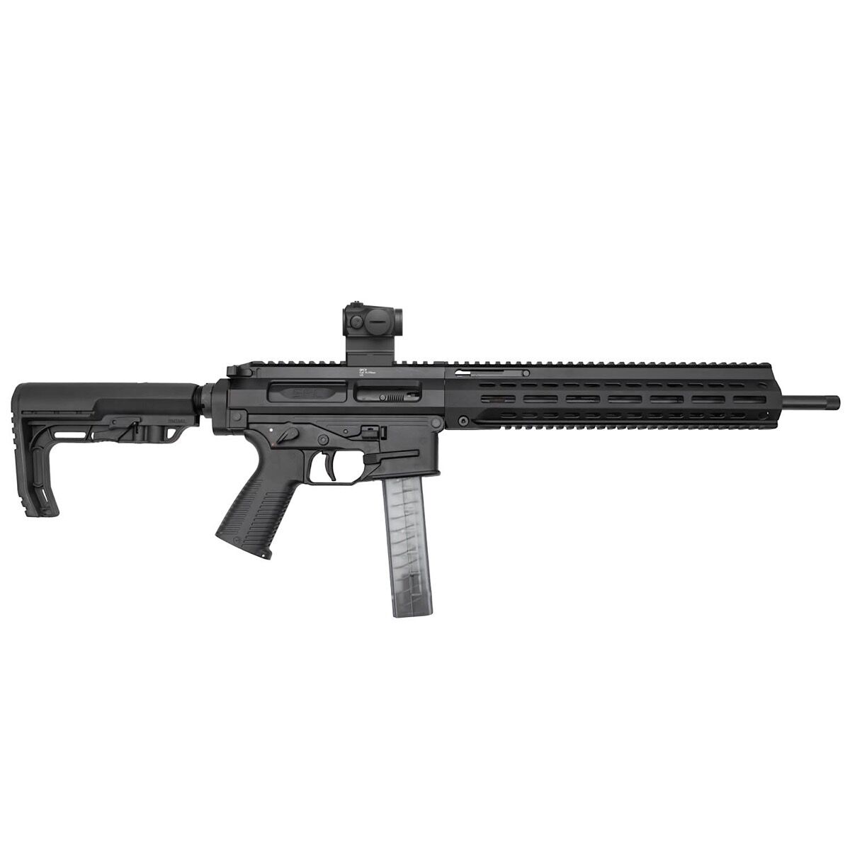 B&T SPC9 SPORT G CARBINE SA 9MM 477MM GLOCK COMPATIBLE LOWER 6-POS STOCK W/ AIMPOINT MICRO T1
