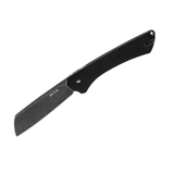BUCK KNIFE HILINE XL, BLACK / BLACK ANODIZED MICARTA HANDLE