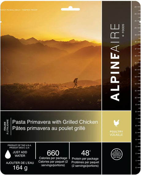 ALPINEAIRE FOOD - PASTA PRIMAVERA WITH GRILLED CHICKEN - 61300