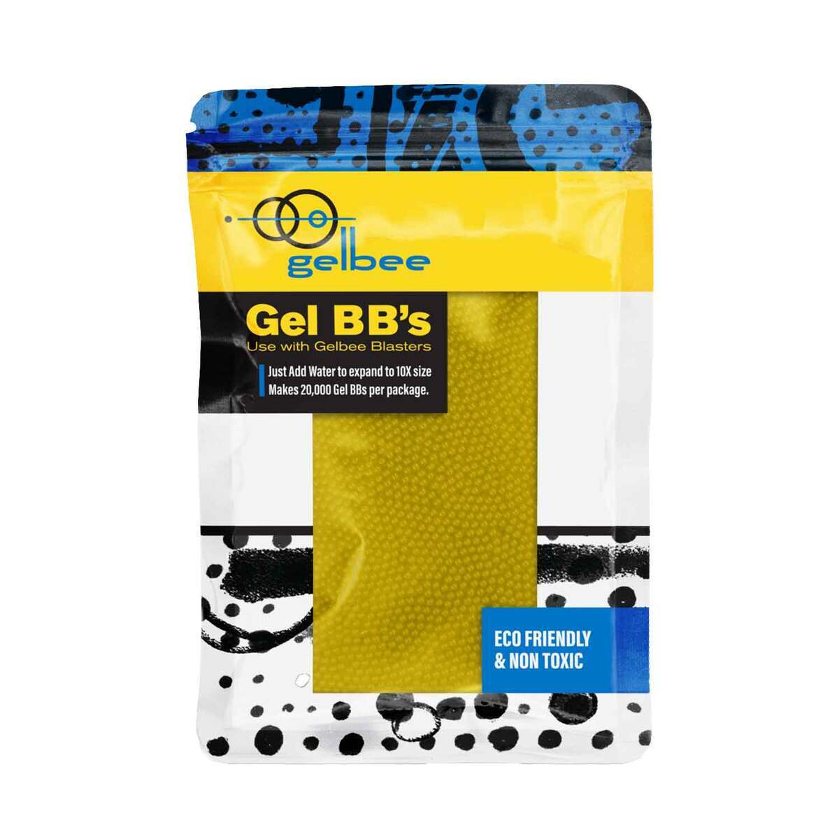 CROSMAN GELBEE, 20000 COUNT GEL BB'S - 2  AVAILABLE COLORS : BLUE / YELLOW