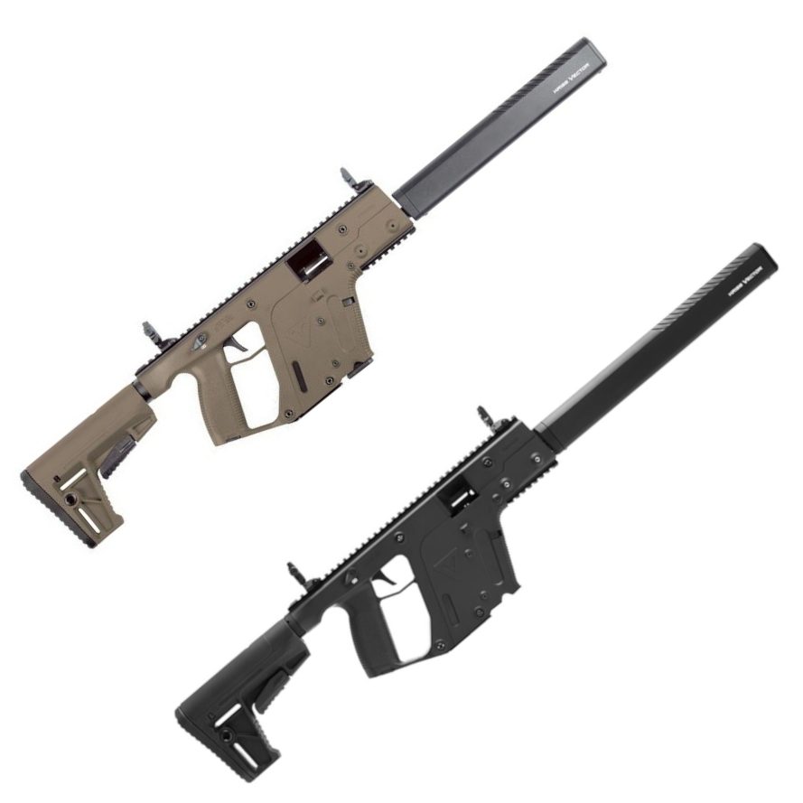 KRISS VECTOR 10MM, 18.6", NON-RESTRICTED - TWO COLORS AVAILABLE : BLACK / TAN
