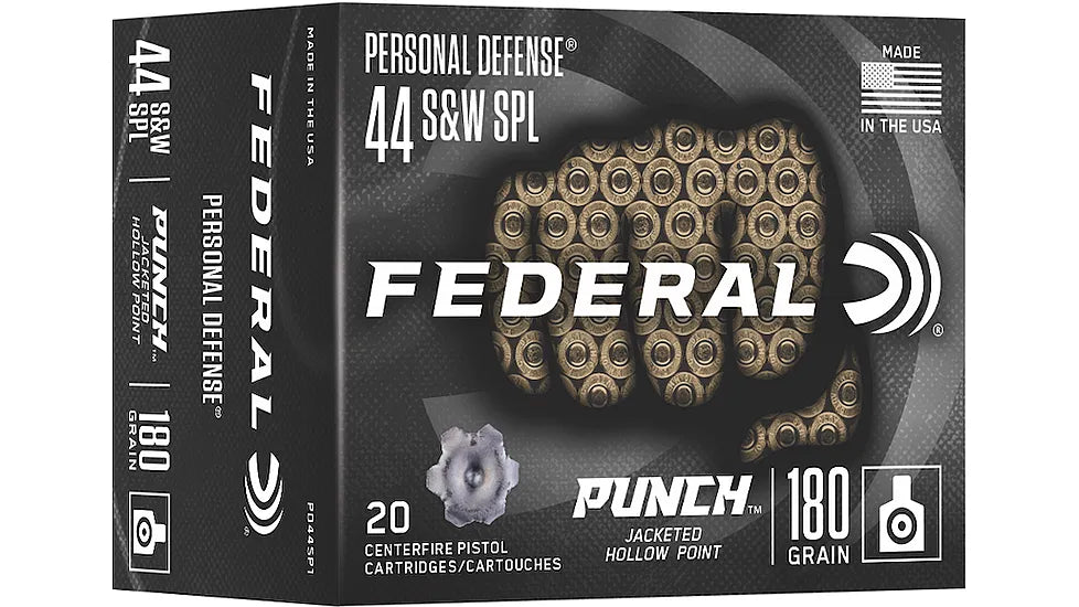 FEDERAL 44S&W SPECIAL XXXGR PUNCH JHP