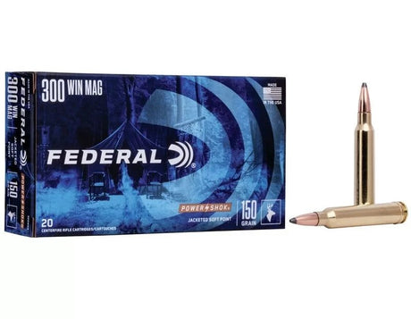 FEDERAL AMMUNITION FOR 300 WIN MAG SIERRA SP - TWO KINDS OF BULLET WEIGHT