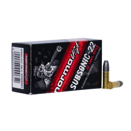 NORMA AMMUNITION FOR LONG RIFLES .22LR - TWO TYPES