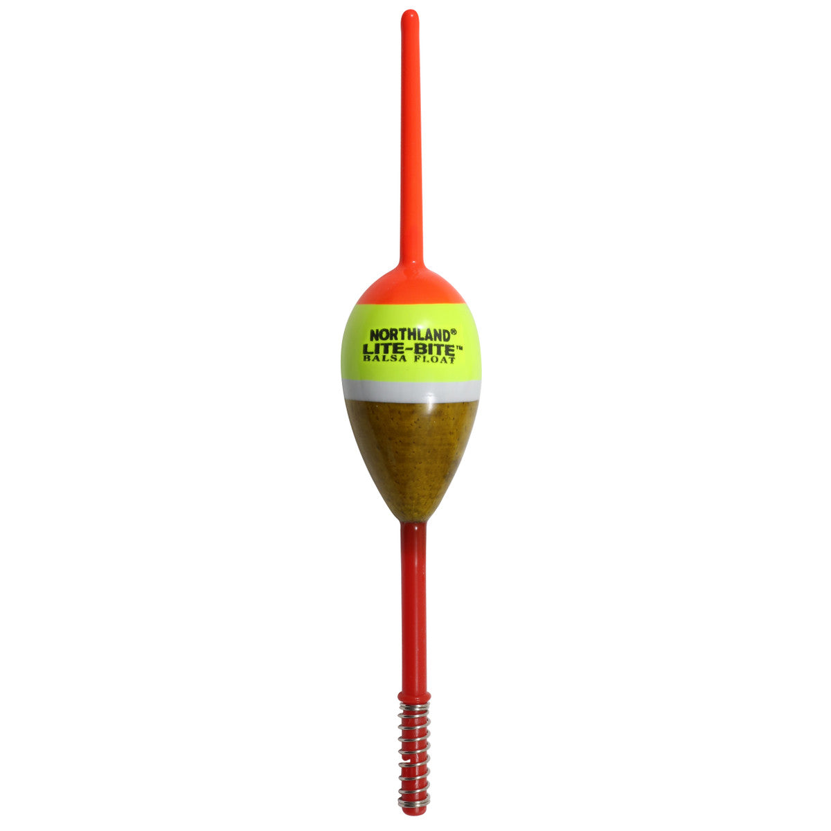 NORTHLAND LITE-BITE OVAL SPRING FLOAT - TWO KINDS OF DIAMETER AVAILABLE