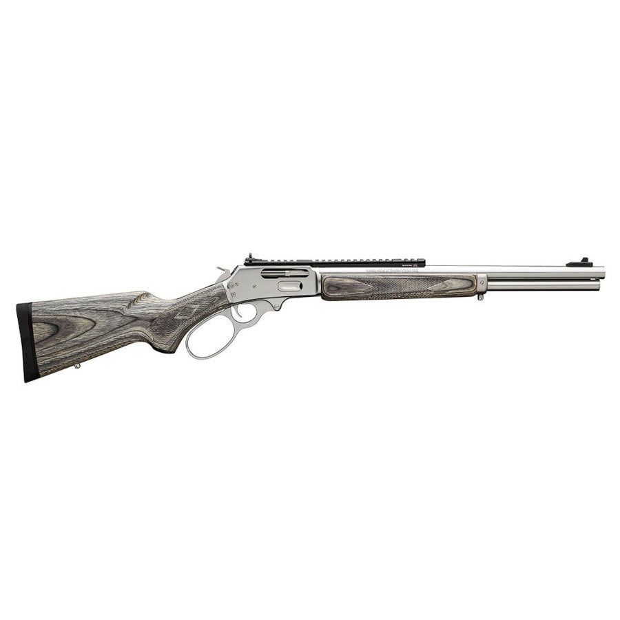 MARLIN 70478 1895 SBL LEVER ACTION RIFLE, 45-70 GOV'T, 19'' BBL, STAINLESS STEEL, GRAY LAMINATED STOCK, 6-1 RND