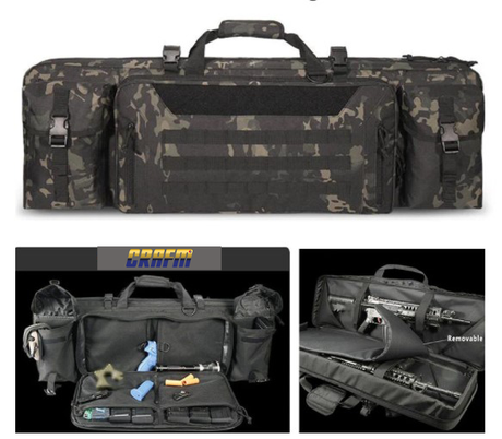 RIFLE CASE POLYESTER WITH LOCKABLE ZIPPER, 600D PVC, WATERPROOF, DIFFERENT COLORS AND SIZES